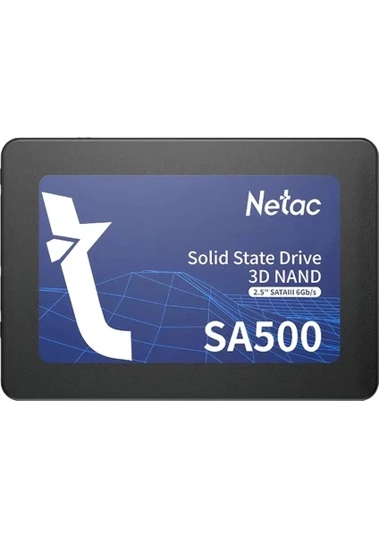 NETAC SA500 NT01SA500-512-S3X 2.5'' 512GB 520-450MB/S SATA3 SSD SABİT DİSK