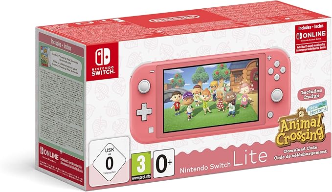 NINTENDO SWITCH LİTE ANIMAL CROSSING OYUN KONSOLU OYUNSUZ PAKET