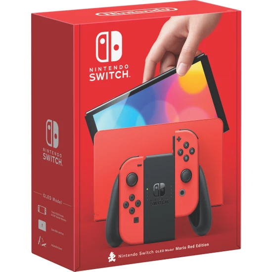 NINTENDO SWITCH OLED MARİO RED EDITION OYUN KONSOLU