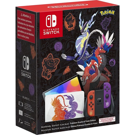 NINTENDO SWITCH OLED POKEMON SCARLET & VİOLET LİMİTED EDITION