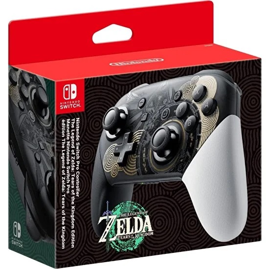 Nintendo Pro Controller The Legend of Zelda Tears of The Kingdom Edition Kablosuz Switch Oyun Kolu