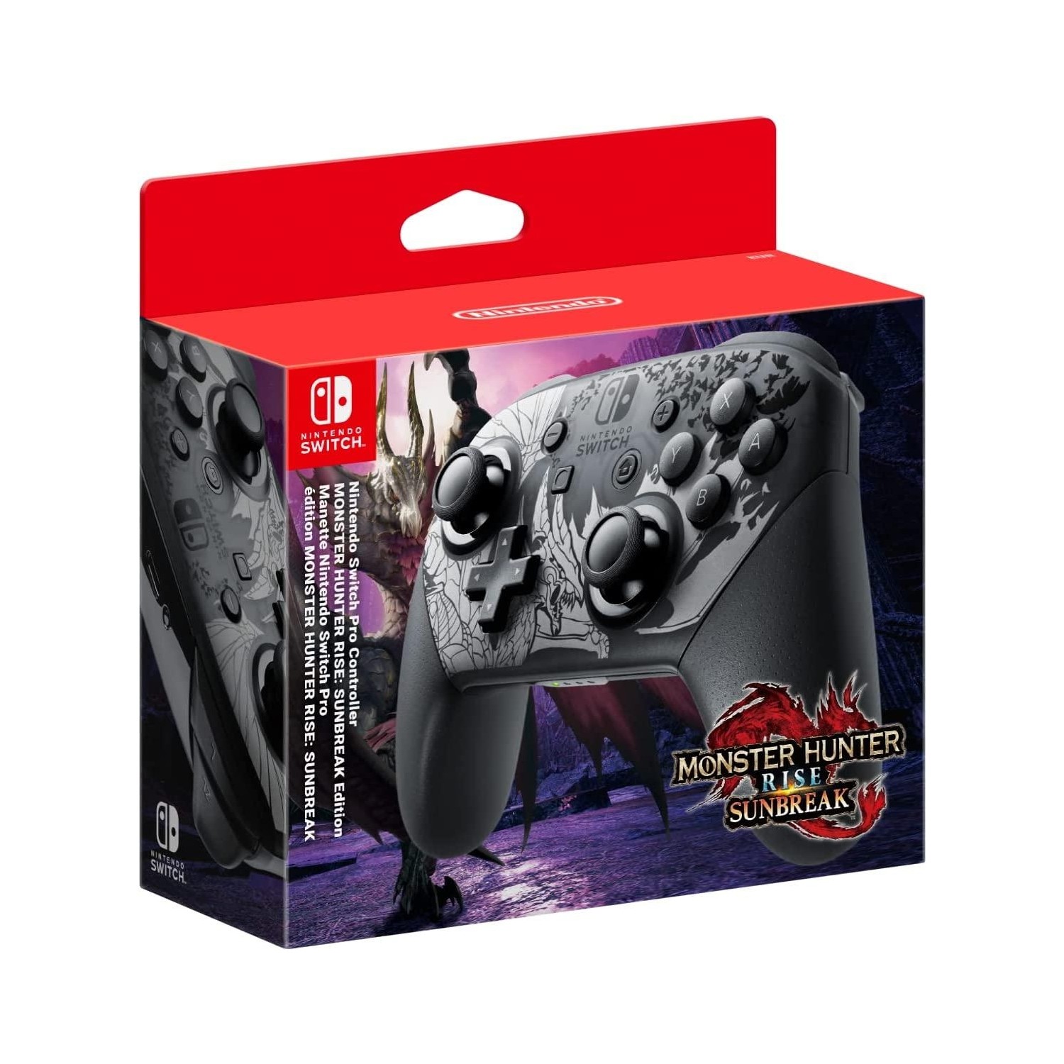 NINTENDO SWITCH PRO CONTROLLER MONSTER HUNTER RİSE SUNBREAK EDITION