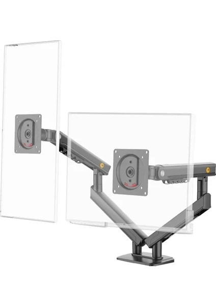 North Bayou A5C 17-32 inç İki Kollu Amortisörlü Monitör Standı