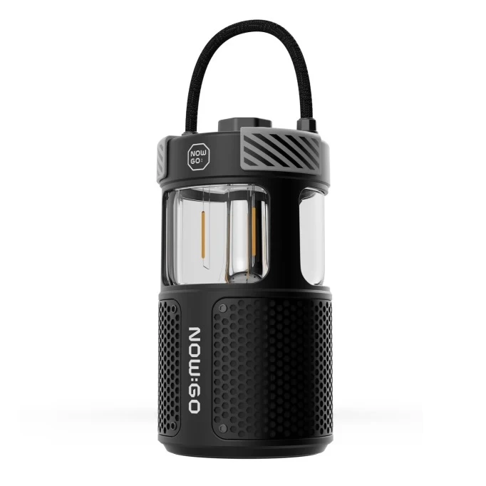NOWGO F1 20W BLUETOOOTH HOPARLÖR TAŞINABİLİR POWERBANK KAMP FENERİ SİYAH