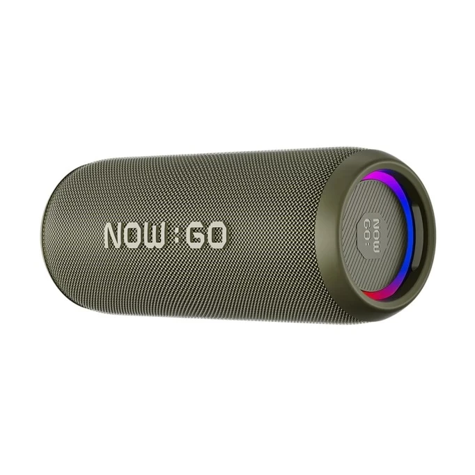 NOWGO F6 20W RGB SPEAKER SU GEÇİRMEZ TAŞINABİLİR KABLOSUZ BLUETOOTH HOPARLÖR YEŞİL