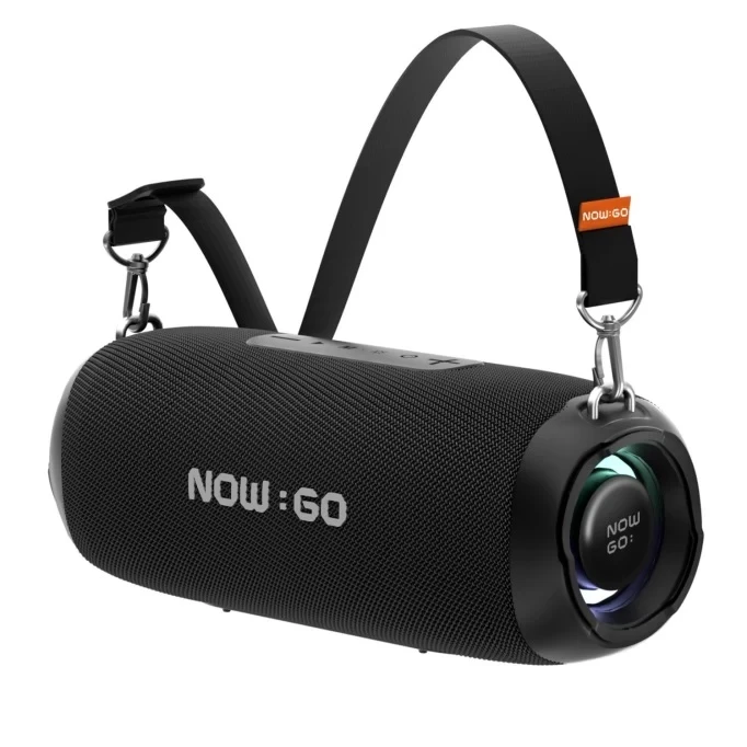 NOWGO F8 40W RGB SPEAKER SU GEÇİRMEZ TAŞINABİLİR KABLOSUZ BLUETOOTH HOPARLÖR SİYAH