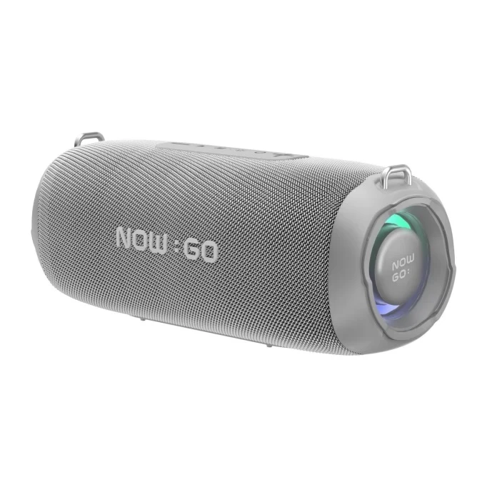 NOWGO F8 40W RGB SPEAKER SU GEÇİRMEZ TAŞINABİLİR KABLOSUZ BLUETOOTH HOPARLÖR GRİ
