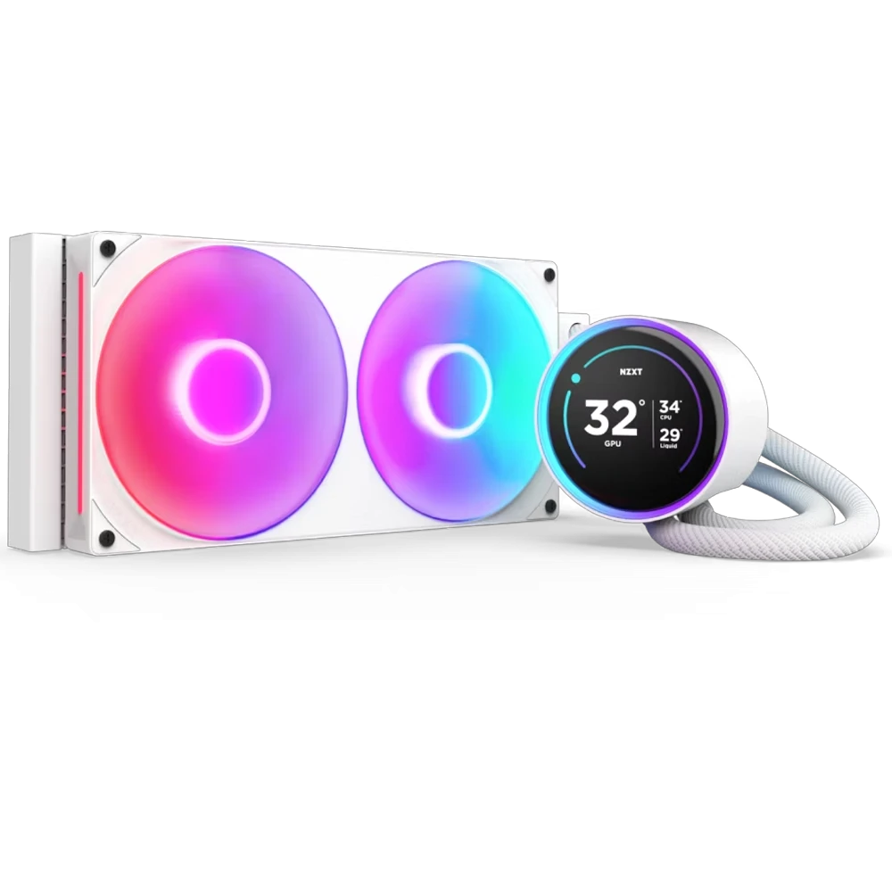 NZXT Kraken Elite RGB IPS LCD RL-KR28E-W2 Beyaz 280 mm İşlemci Sıvı Soğutucu