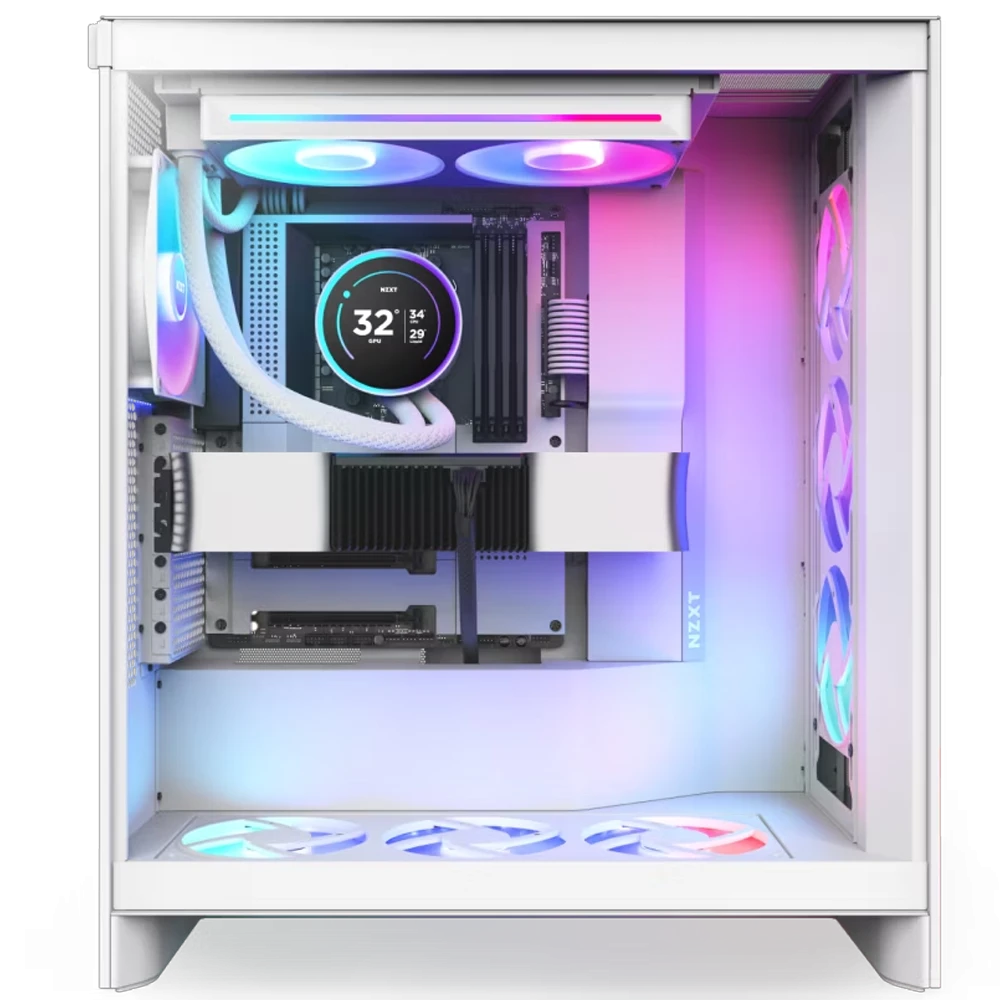 NZXT Kraken Elite RGB IPS LCD RL-KR28E-W2 Beyaz 280 mm İşlemci Sıvı Soğutucu