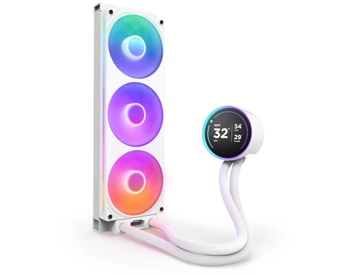 NZXT KRAKEN ELİTE 360 RGB RL-KR36E-W2 360MM BEYAZ İŞLEMCİ SIVI SOĞUTUCU (2024)