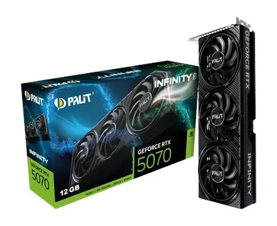 Palit RTX 5070 Infinity 3 NE75070019K9-GB2050S 192 Bit GDDR7 12 GB Ekran Kartı