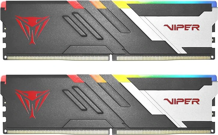 PATRİOT MEMORY VİPER VENOM RGB DDR5 32 GB (2 X 16 GB) 6000 MHZ UDIMM MASAÜSTÜ OYUN BELLEĞİ KİTİ - PVVR532G600C36K
