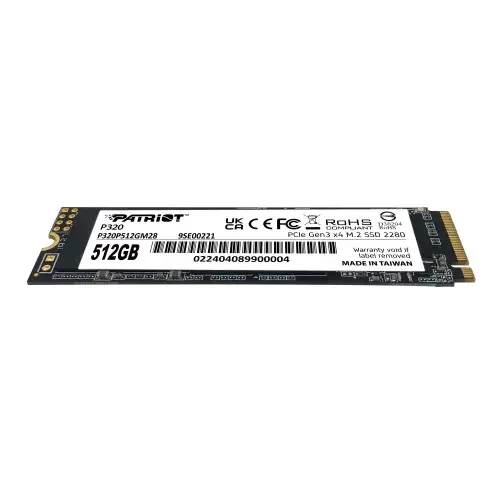 PATRİOT P320 512GB 3000/2200MB/S NVME M.2 SSD (P320P512GM28)