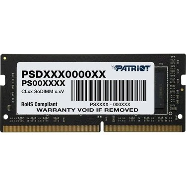 PATRİOT PSD416G320081S SİGNATURE 16 GB 3200MHZ SODIMM DDR4 RAM