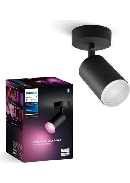 Philips Hue Fugato Akıllı Led Spot Lamba 1x4.2W (Siyah) v2