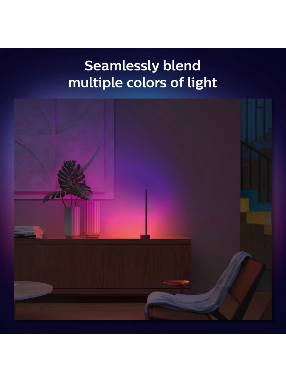 Philips Hue Gradient Signe Siyah Akıllı LED Masa Lambası