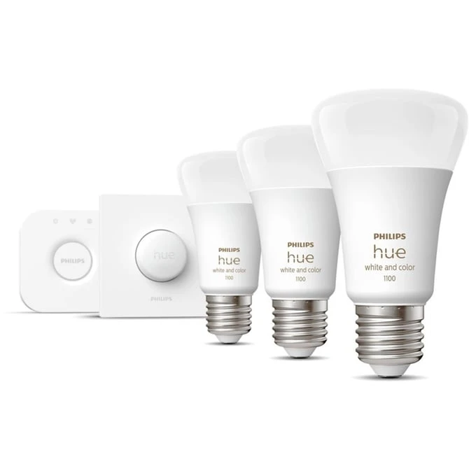 PHİLİPS HUE WCA BUTONLU 3'LÜ E27 AKILLI LED AMPUL BAŞLANGIÇ SETİ