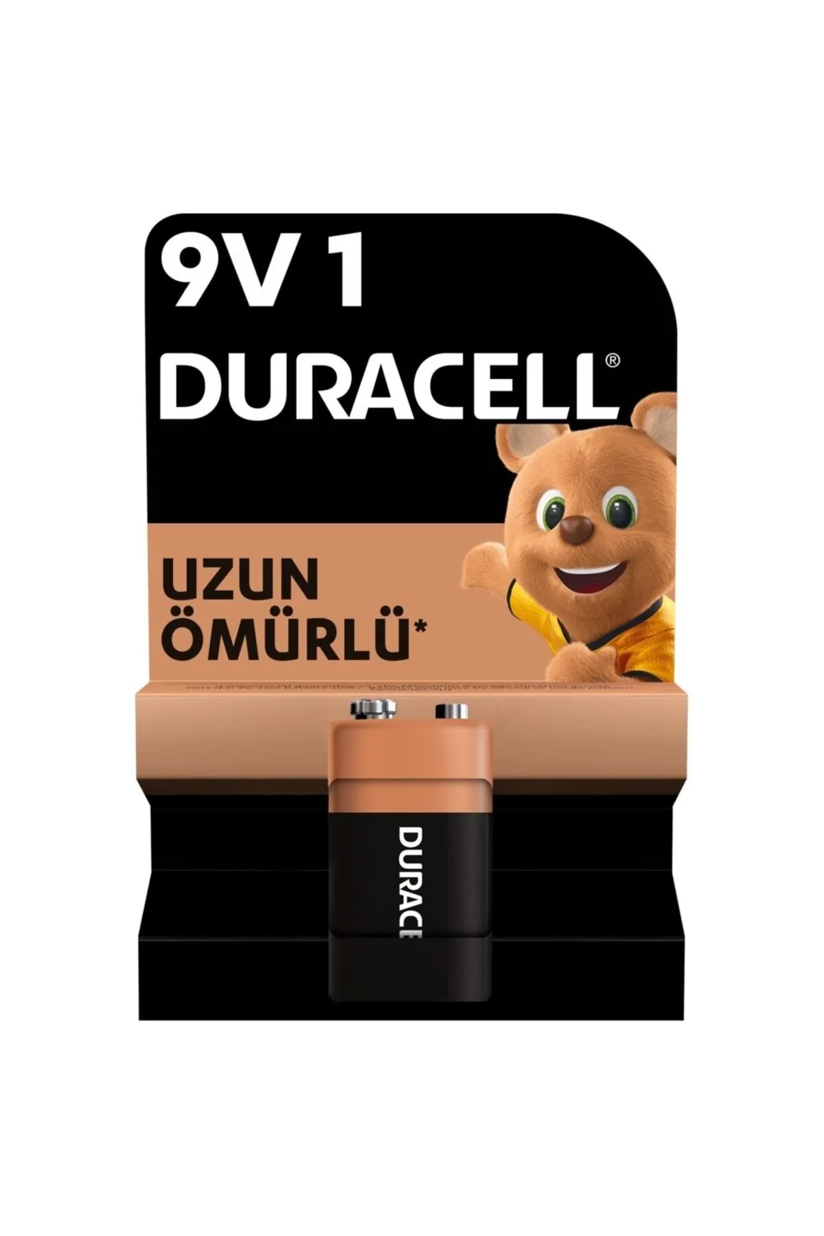 PİL DURACELL ALKALİ PLUS EKSTRA ÖMÜRLÜ MN1604/6LR61 E-BLOK 9V (1'Lİ PAKET)