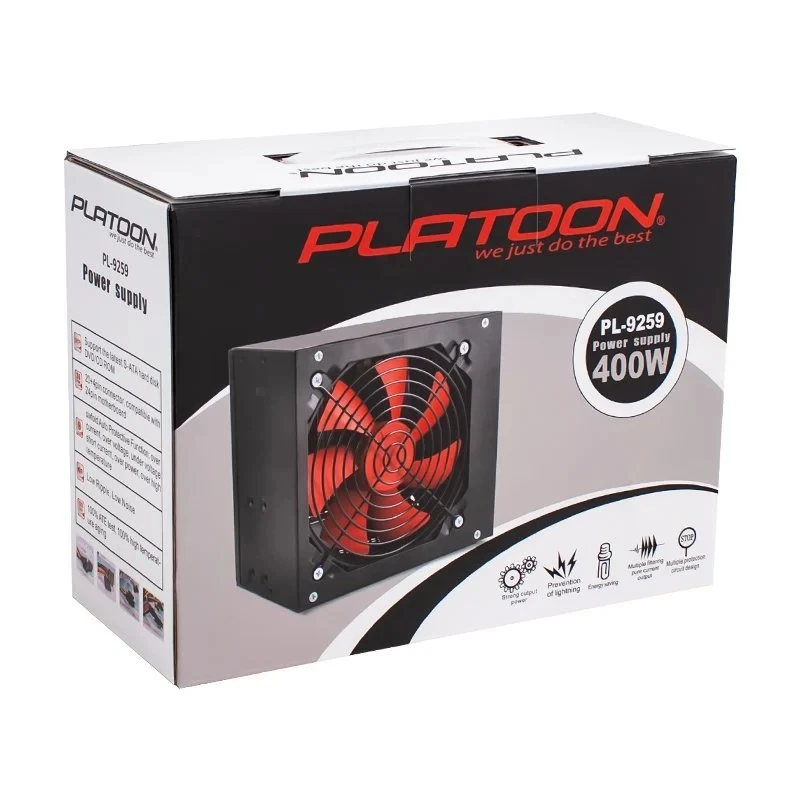 PLATOON PL-9259 400W KUTULU POWER SUPPLY (12CM)