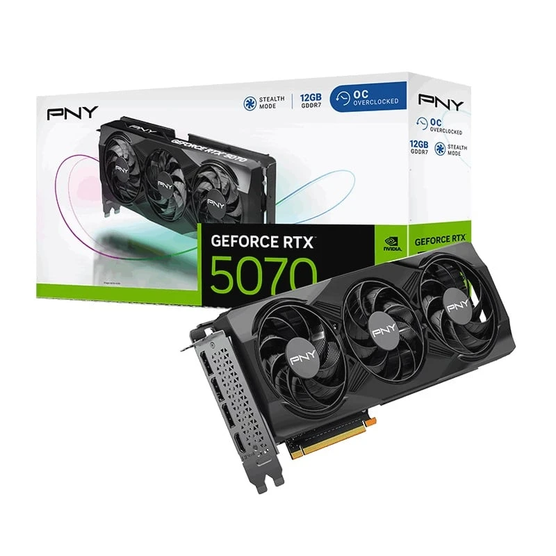PNY GeForce RTX 5070 OC 12GB GDDR7 192Bit DLSS 4 Ekran Kartı
