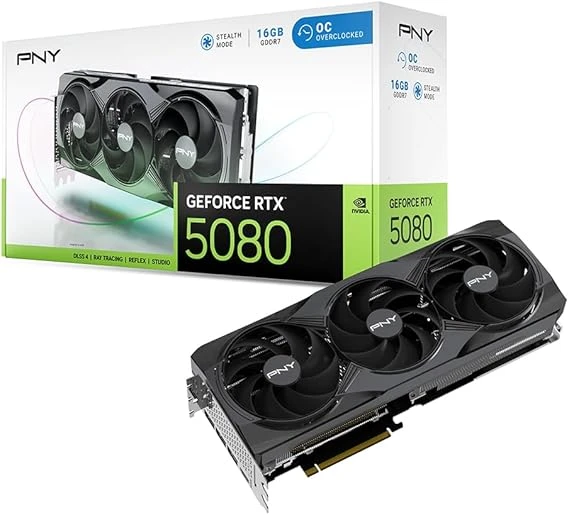 Pny RTX 5080 OC VCG508016TFXPB1-O 256 Bit GDDR7 16 GB Ekran Kartı