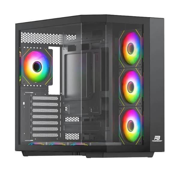Power Boost PBA4375B-750W ARGB Fanlı Siyah 750 W ATX Oyuncu Kasası