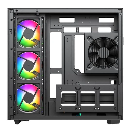 Power Boost PBA4375B-750W ARGB Fanlı Siyah 750 W ATX Oyuncu Kasası