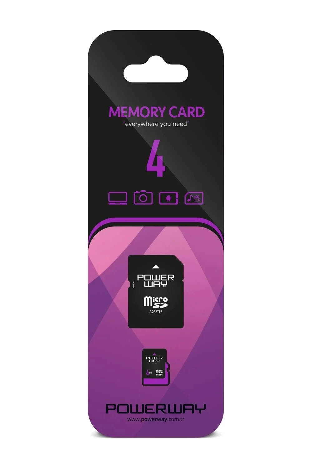 Powerway 4 GB Micro SD Kart