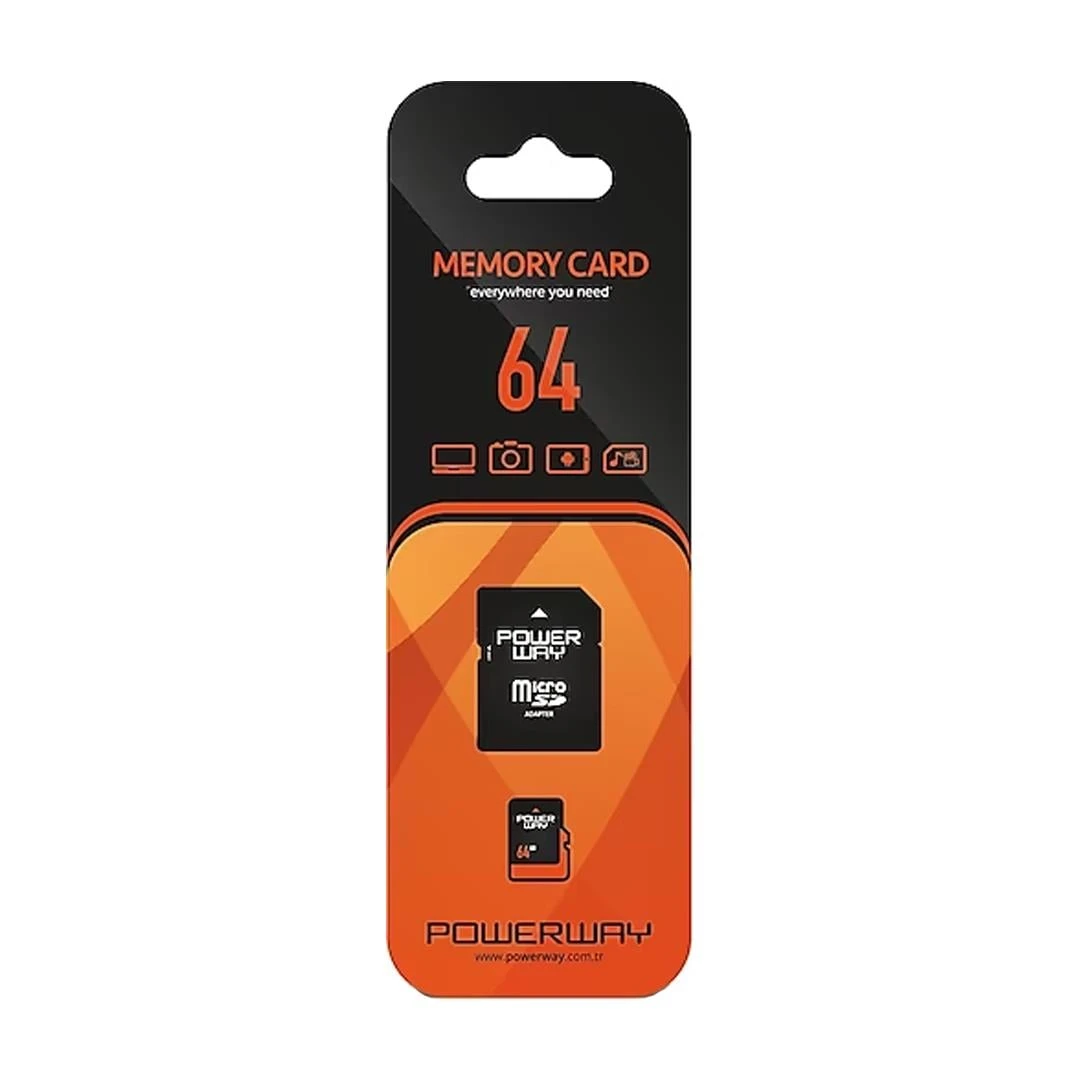 Powerway 64 GB Micro SD Kart