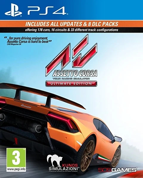 PS4 ASSETTO CORSA ULTİMATE EDITION OYUN