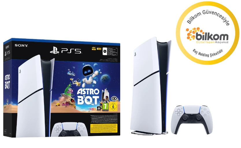 SONY PS5 DİJİTAL SLİM 1TB BİLKOM GARANTİLİ ASTRO BOT DİJİTAL OYUN HEDİYELİ