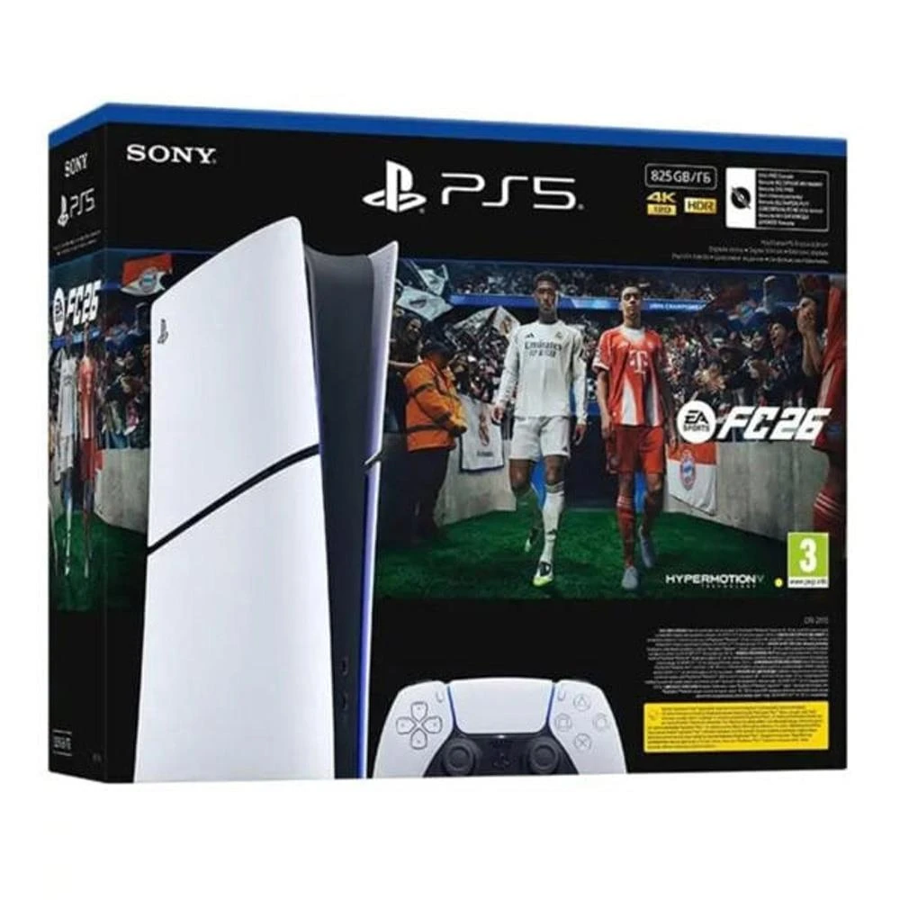 PS5 SLİM DIGITAL 825 GB + FC 26 BUNDLE OYUN KONSOLU