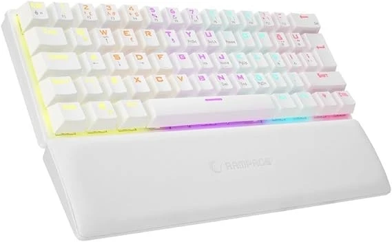 Rampage Ally K11 Beyaz TKL Red Switch Kablolu Mekanik Oyuncu Klavyesi