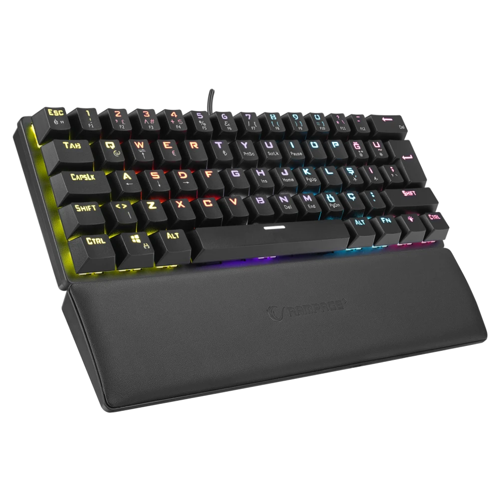 Rampage Ally K11 Siyah TKL Red Switch Kablolu Mekanik Oyuncu Klavyesi