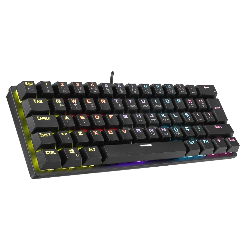 Rampage Ally K11 Siyah TKL Red Switch Kablolu Mekanik Oyuncu Klavyesi