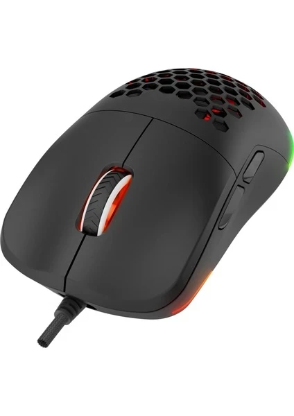 Rampage BLINK Siyah 7 Makro Tuşlu RGB 12800 DPI Gaming Oyuncu Mouse