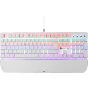Rampage Umbra KB-R86 Beyaz Red Switch Kablolu Mekanik Oyuncu Klavyesi