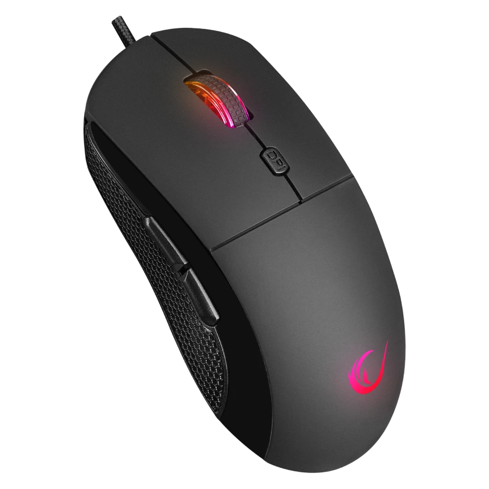 Rampage Radiant M1 Siyah Makrolu Optik Kablolu Oyuncu Mouse