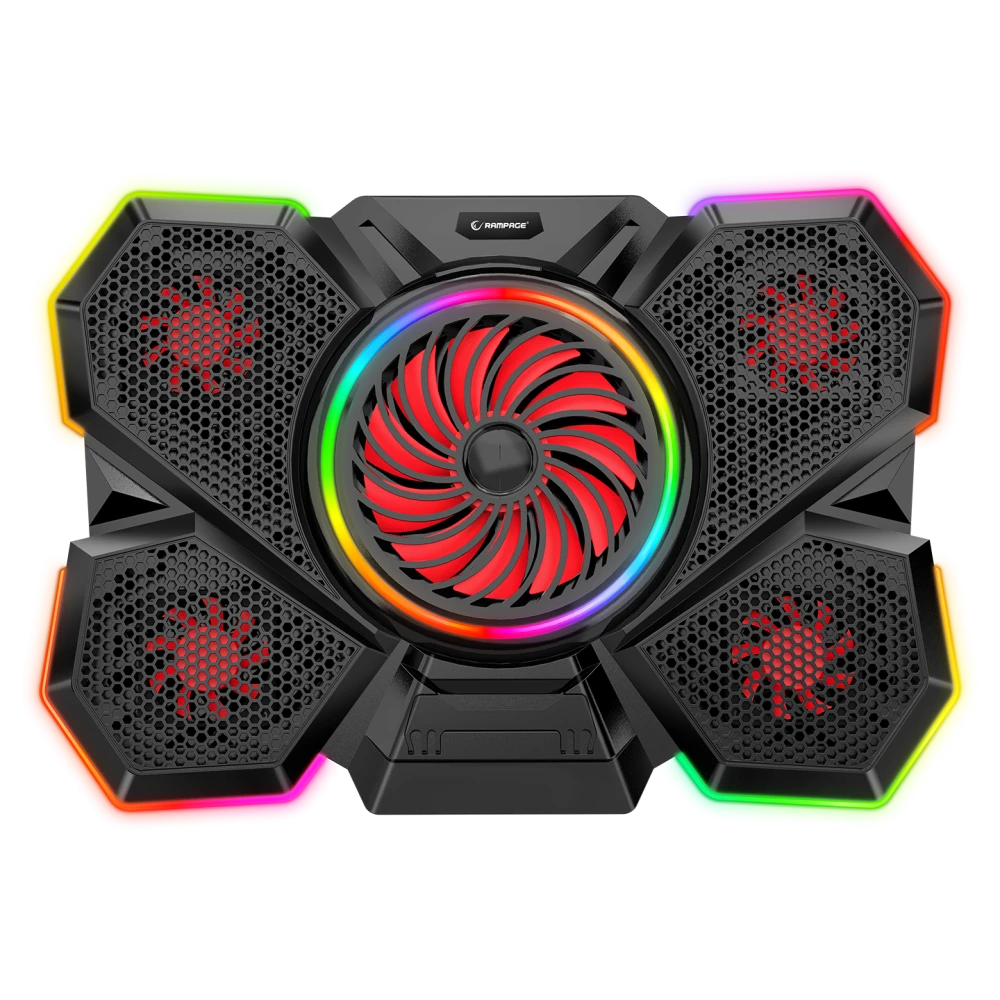 Rampage S47 Coolflow RGB 5 Fanlı 17.3" Laptop Soğutucu
