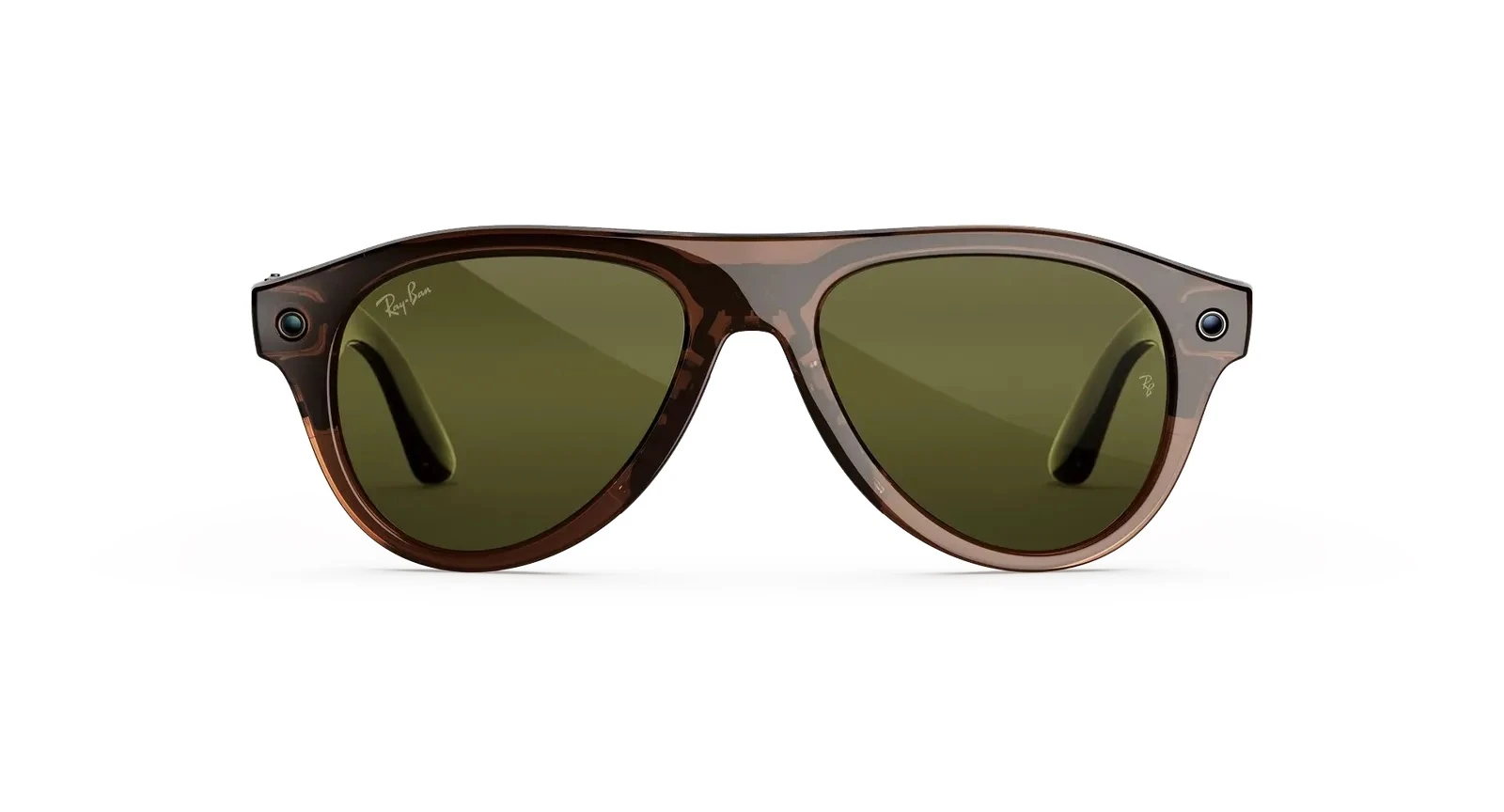 Ray-Ban Meta (Gen 3) Aviator Transp. Umber-Trs Jade 54 Benden 6912JD54