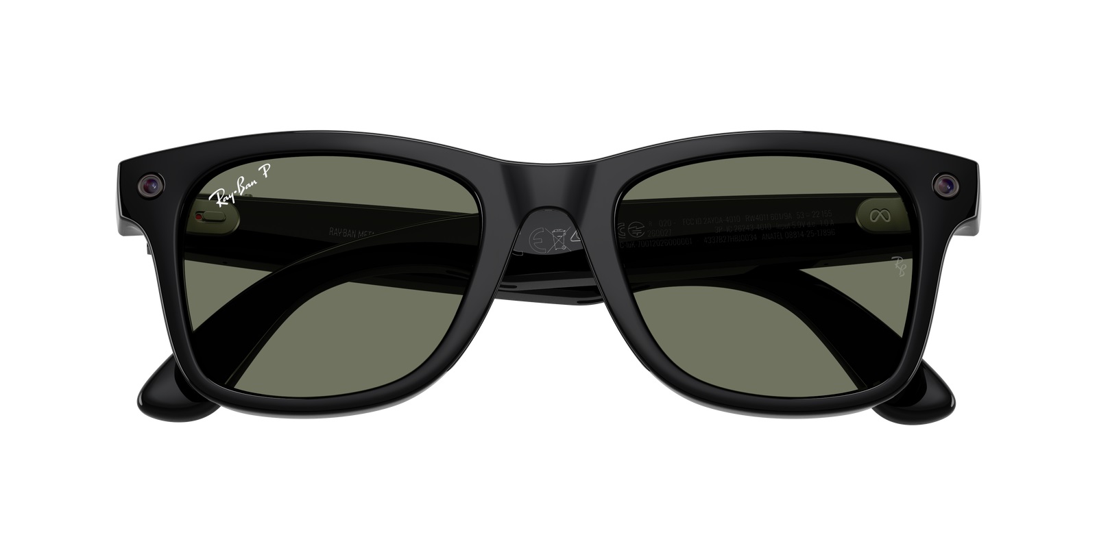 Ray Ban Meta Gen3 PArlak Siyah G15 Green Polar 53 Beden 601/9A53