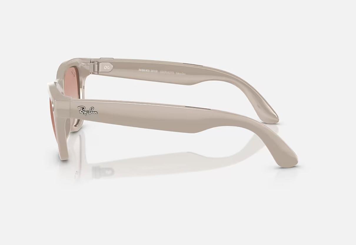 RAY-BAN META SKYLER RW4010 SHİNY CHALKY GRAY CİNNAMON PİNK 52