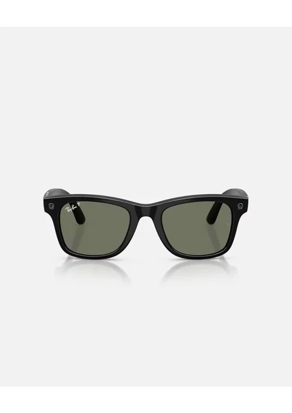 Ray-Ban Meta Wayfarer 3. Nesil Gözlük Parlak Siyah Geçişli Gri Lens