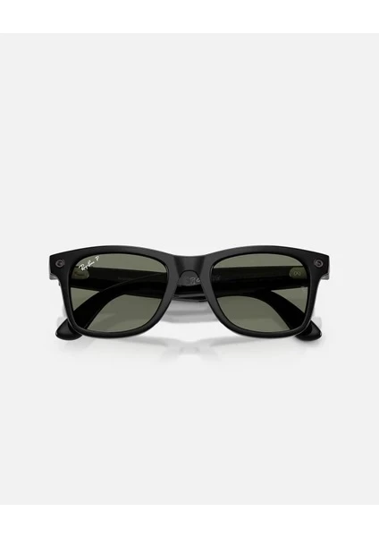 Ray-Ban Meta Wayfarer 3. Nesil Gözlük Parlak Siyah Geçişli Gri Lens