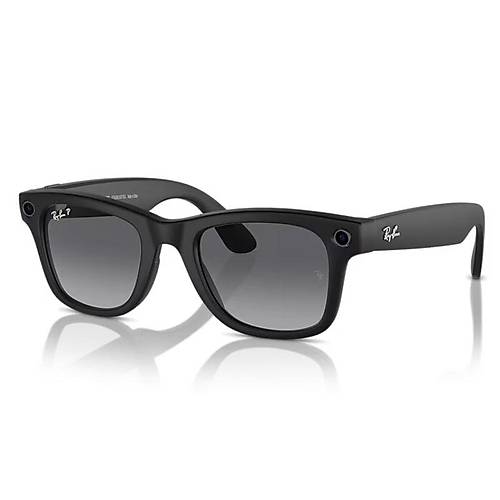 Ray-Ban Meta Wayfarer RW4008 53 Beden 601ST353 Mat Siyah-Polarize Grafit