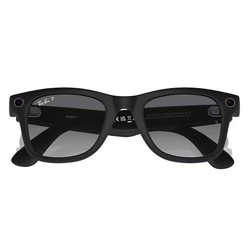 Ray-Ban Meta Wayfarer RW4008 53 Beden 601ST353 Mat Siyah-Polarize Grafit