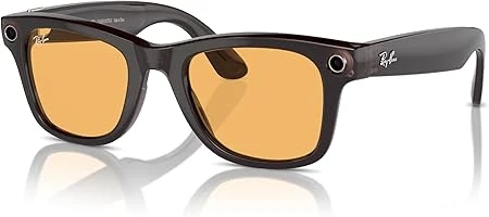 Ray-Ban Meta Wayfarer Akıllı Gözlük Parlak Siyah Sarı