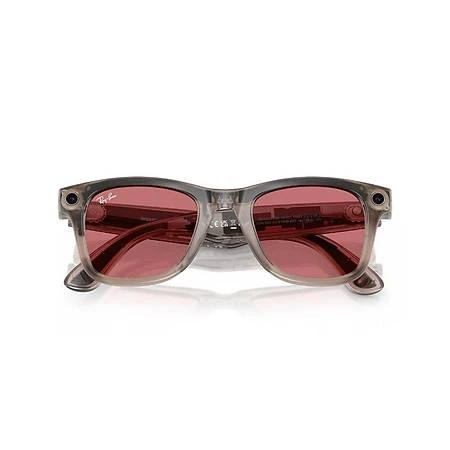 Ray-Ban Meta Wayfarer Akıllı Gözlük Shiny Warm Stone Watermelon Red Transitions RW4006