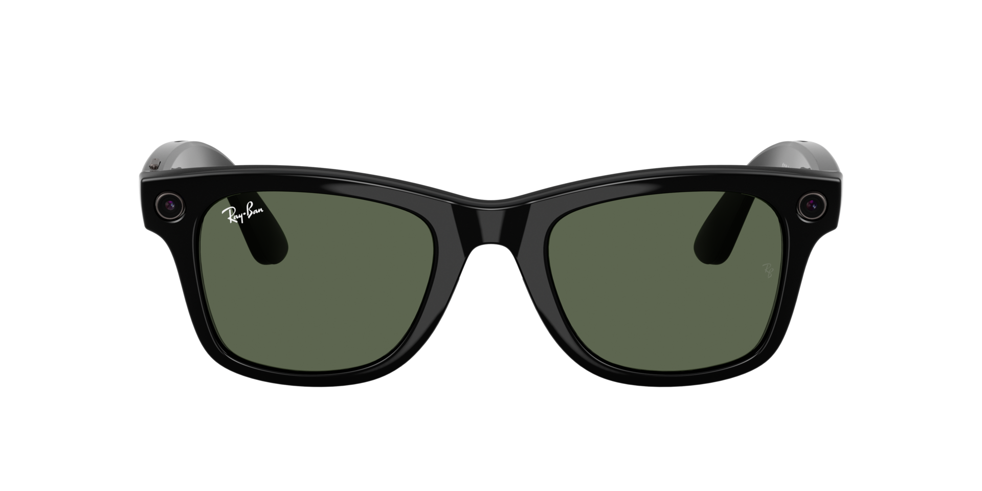 Ray-Ban Meta Wayfarer Gen 2 RW4012 53 Beden 601/1M53 Parlak Siyah-Şeffaf Grafit Yeşil