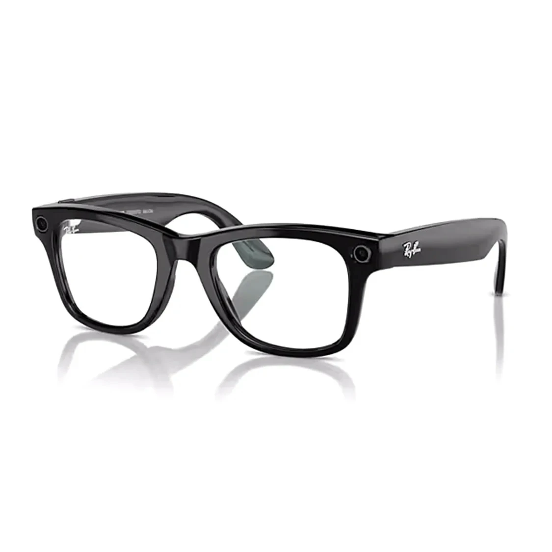 Ray-Ban Meta Wayfarer RW4008 53 Beden 601/SB53 Parlak Siyah-Clear